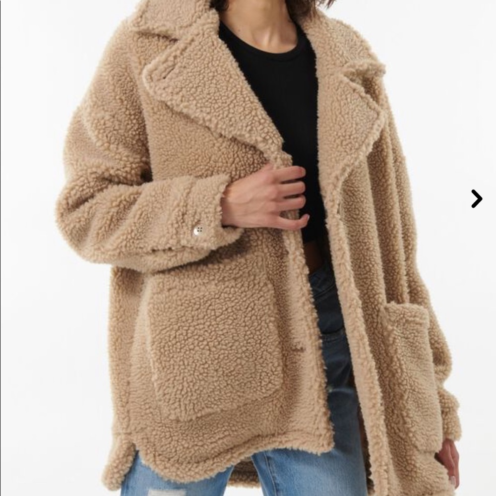 Teddy coat garage mid long
